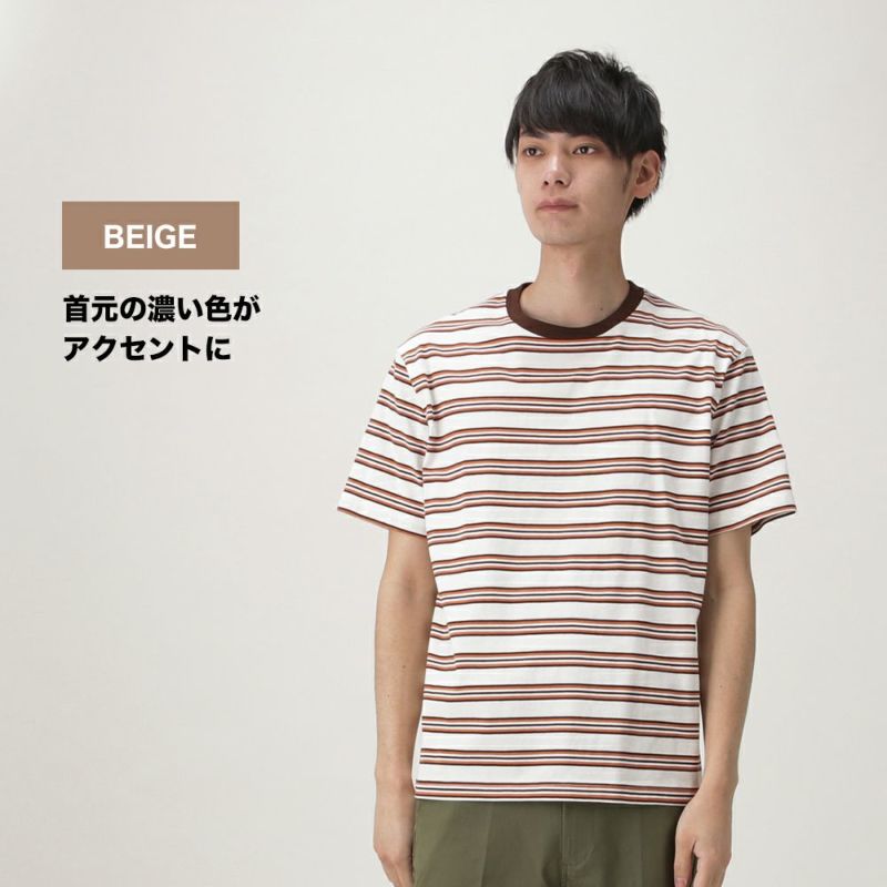 Discus ディスカス ボーダーusaコットンtシャツ R0070 326 メンズ