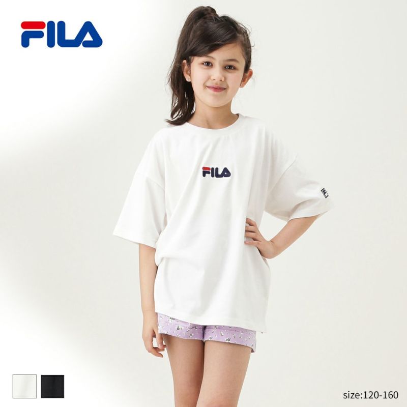 Fila ボーイズ ガールズ バックロゴビッグtシャツ キッズ ネコポス 対応商品