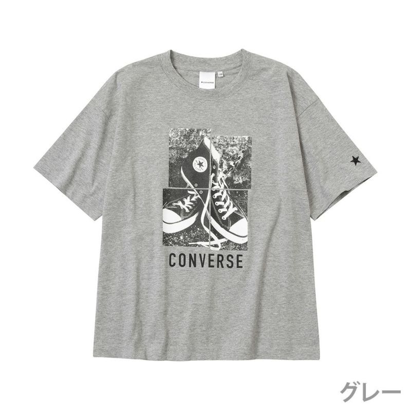 Converse コンバース ボーイズ ガールズ フォトプリントビッグtシャツ Cm1044 キッズ