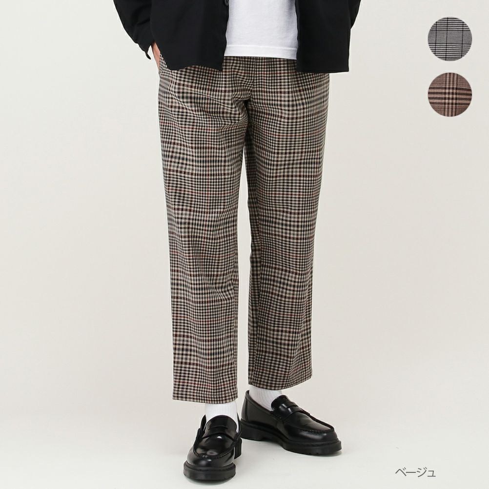 Urban Collection ツイル シェフパンツ チェック メンズ Urban Collection ツイル シェフパンツ チェック メンズ