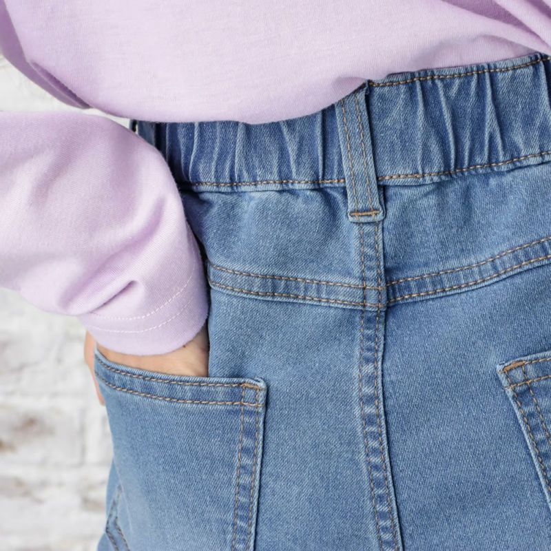 NAVY ストレッチデニムスキニーパンツ キッズ商品画像-13