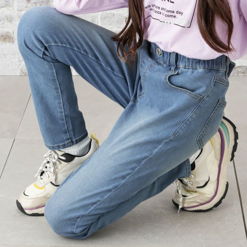 NAVY ストレッチデニムスキニーパンツ キッズ商品画像-16