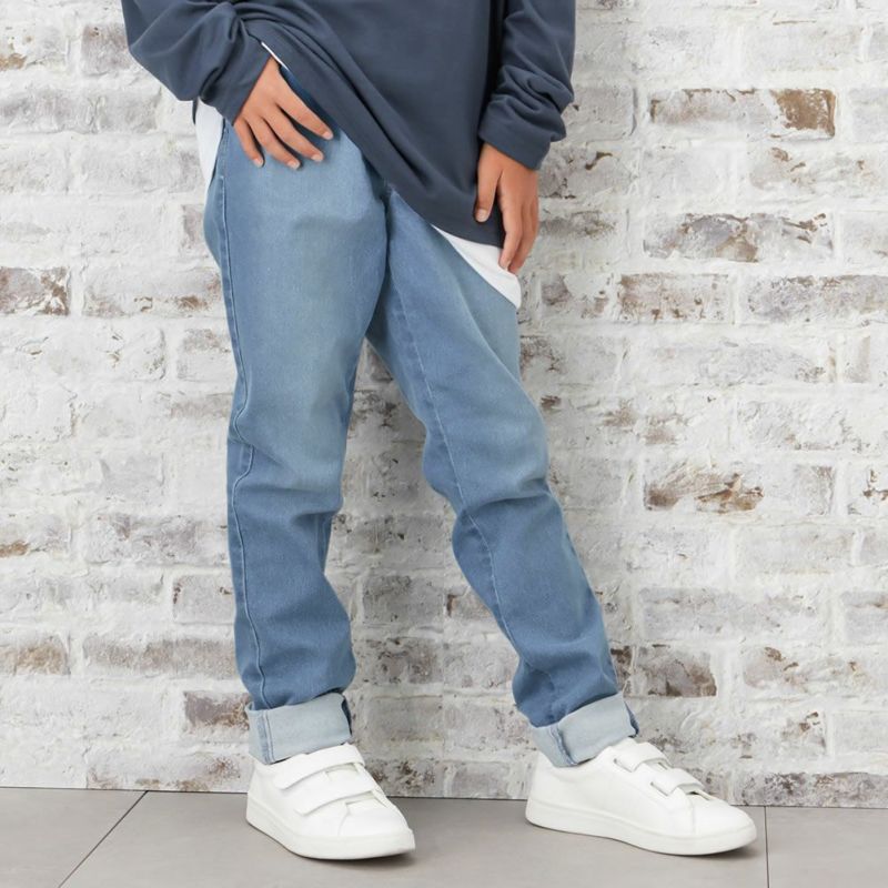 NAVY ストレッチデニムスキニーパンツ キッズ商品画像-17