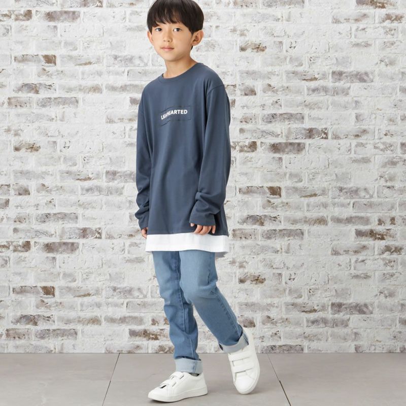 NAVY ストレッチデニムスキニーパンツ キッズ商品画像-18