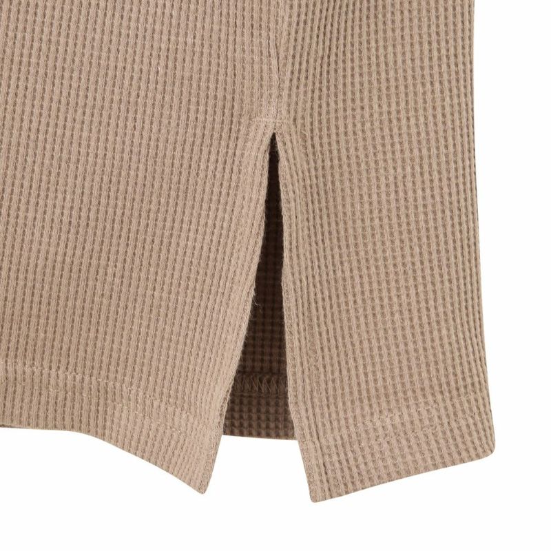 Navy オーガニックコットン ワッフルワンピース キッズ