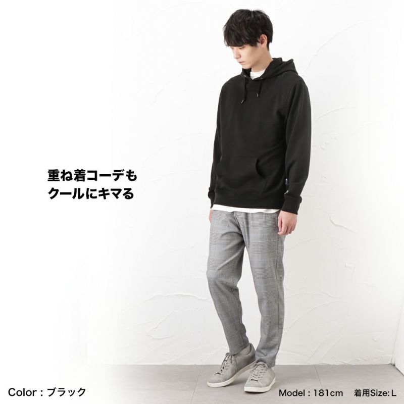 DISCUS USAコットン 裏毛プルパーカー メンズ