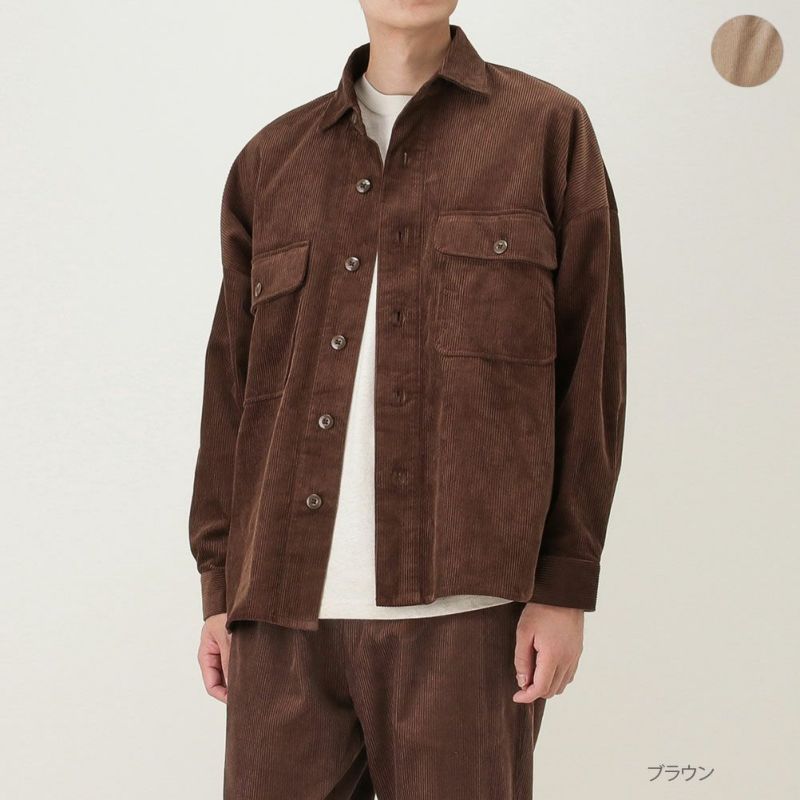 Urban Collection コーデュロイオーバーシャツ メンズ Urban Collection コーデュロイオーバーシャツ メンズ