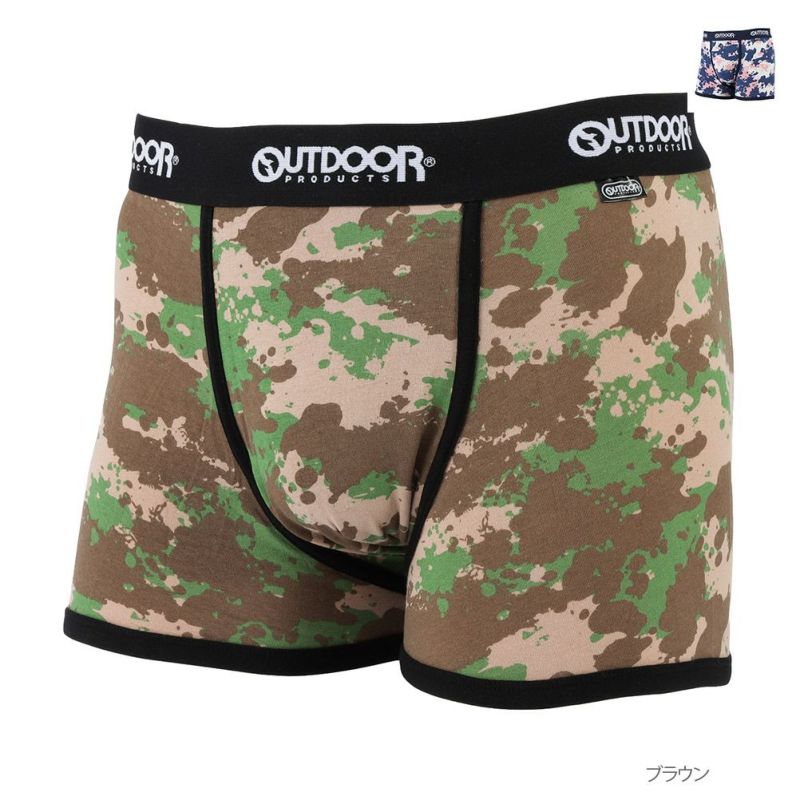 Outdoor Products ボクサーパンツ カモフラ柄 メンズ