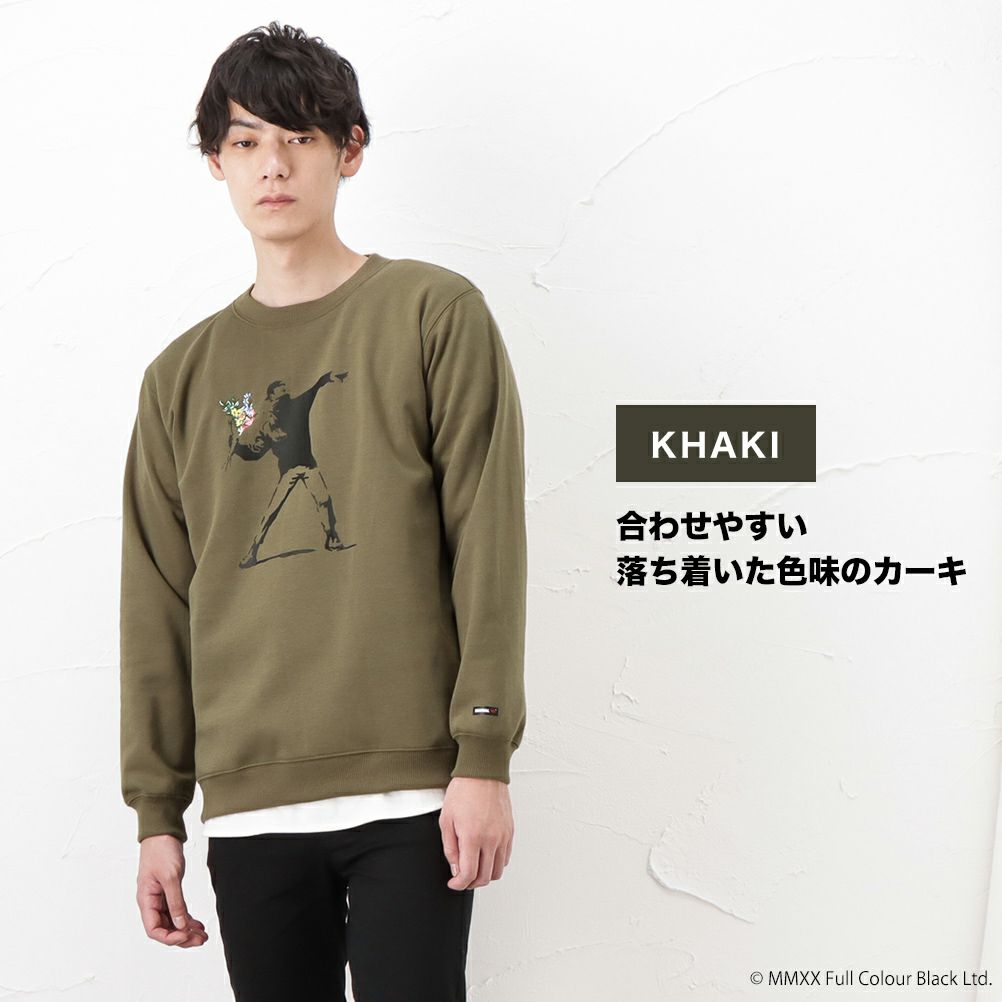 缶バッジプレゼントキャンペーン対象商品 Brandalised ブランダライズド グラフィックトレーナー