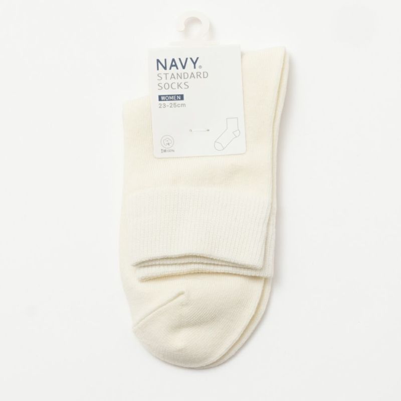 NAVY クォーターソックス 無地カラー レディース商品画像-8
