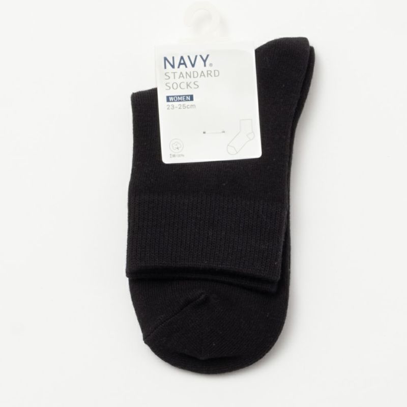 NAVY クォーターソックス 無地カラー レディース商品画像-10
