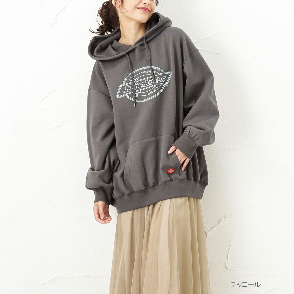 Dickies ダンボールニットパーカー レディース