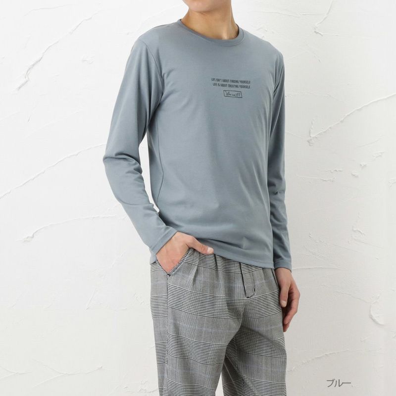 T Graphics 手書きプリントロングスリーブtシャツ メンズ T Graphics 手書きプリントロングスリーブtシャツ メンズ