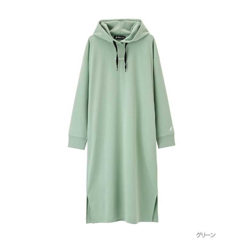 Kangol ルーズシルエットパーカーワンピース キッズ Kangol ルーズシルエットパーカーワンピース キッズ