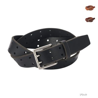 NAVY 35mm幅 Wパンチングベルト
