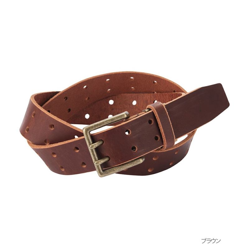 NAVY 35mm幅 Wパンチングベルト商品画像-3