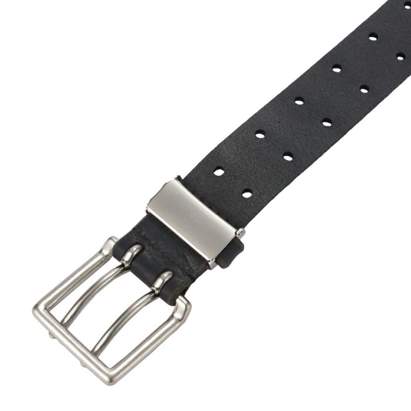 NAVY 35mm幅 Wパンチングベルト商品画像-5