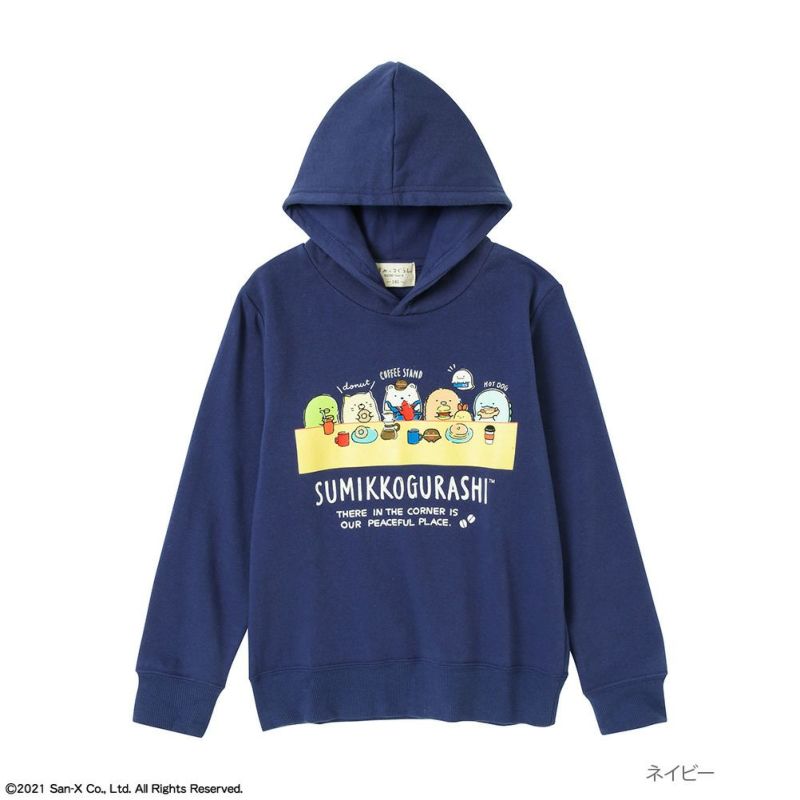 すみっコぐらし プルオーバーパーカー キッズ商品画像-2