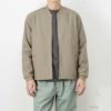 NAVY  裏メッシュボンディング リブショートジャケット メンズ