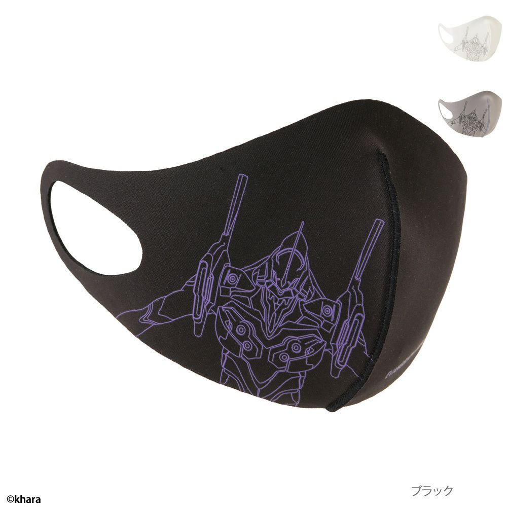 Evangelion エヴァンゲリオン 大人用 機体プリントマスク 1枚入り