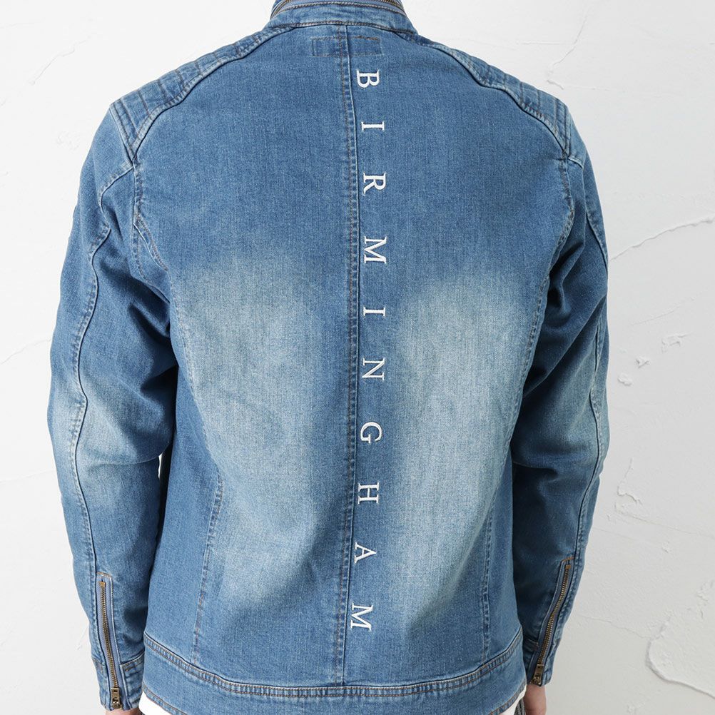 Norton デニムライダースジャケット メンズ