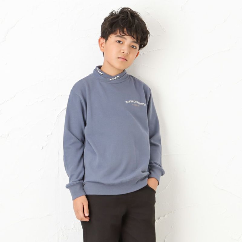 【オンラインストア限定】裏毛チビハイネックトレーナー キッズ商品画像-2