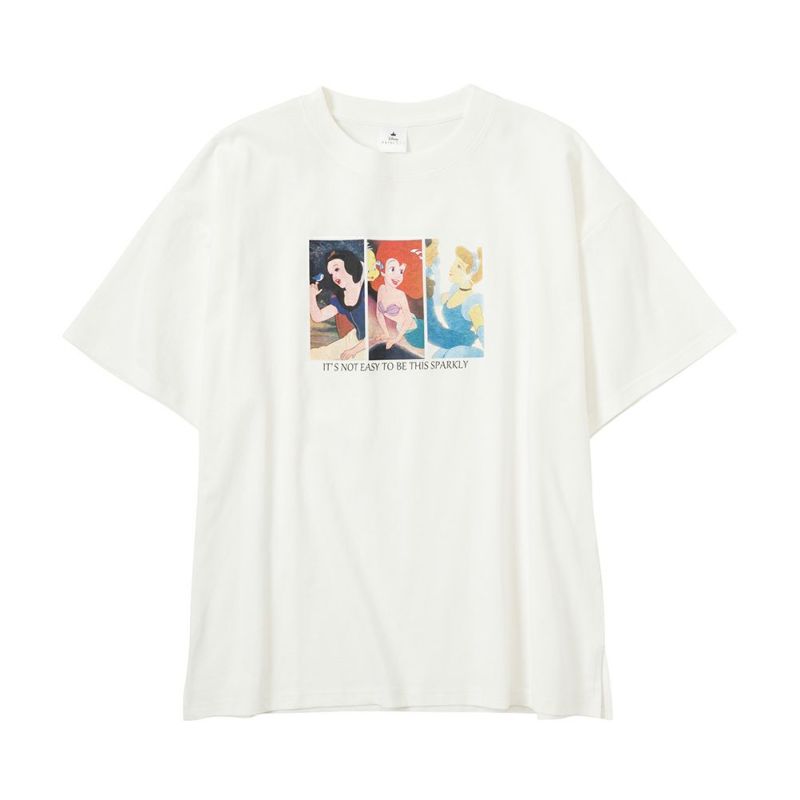 Disney ディズニー プリンセス フロントプリントtシャツ レディース