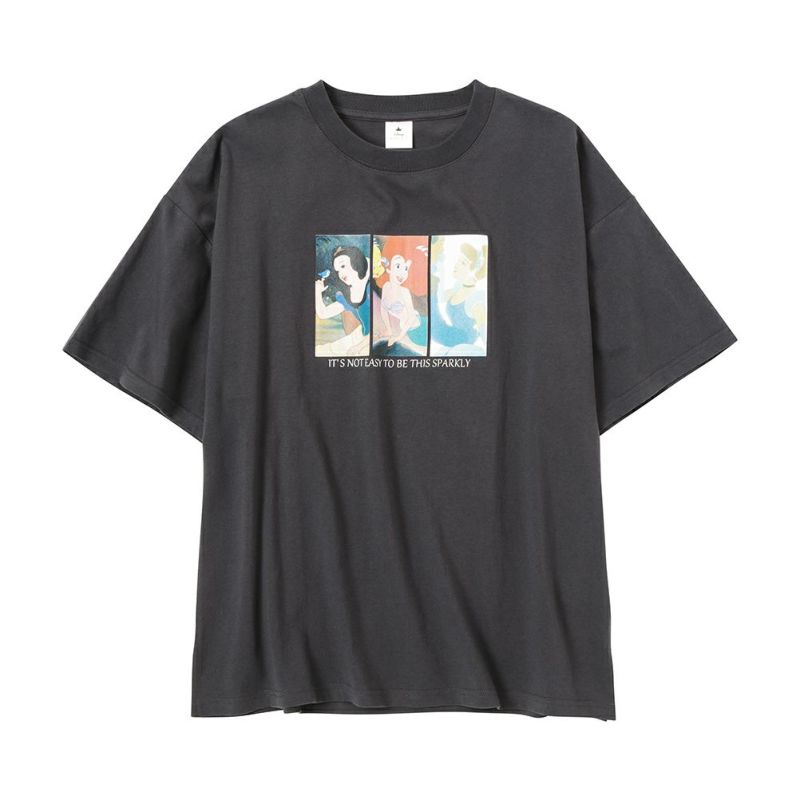 Disney ディズニー プリンセス フロントプリントtシャツ レディース