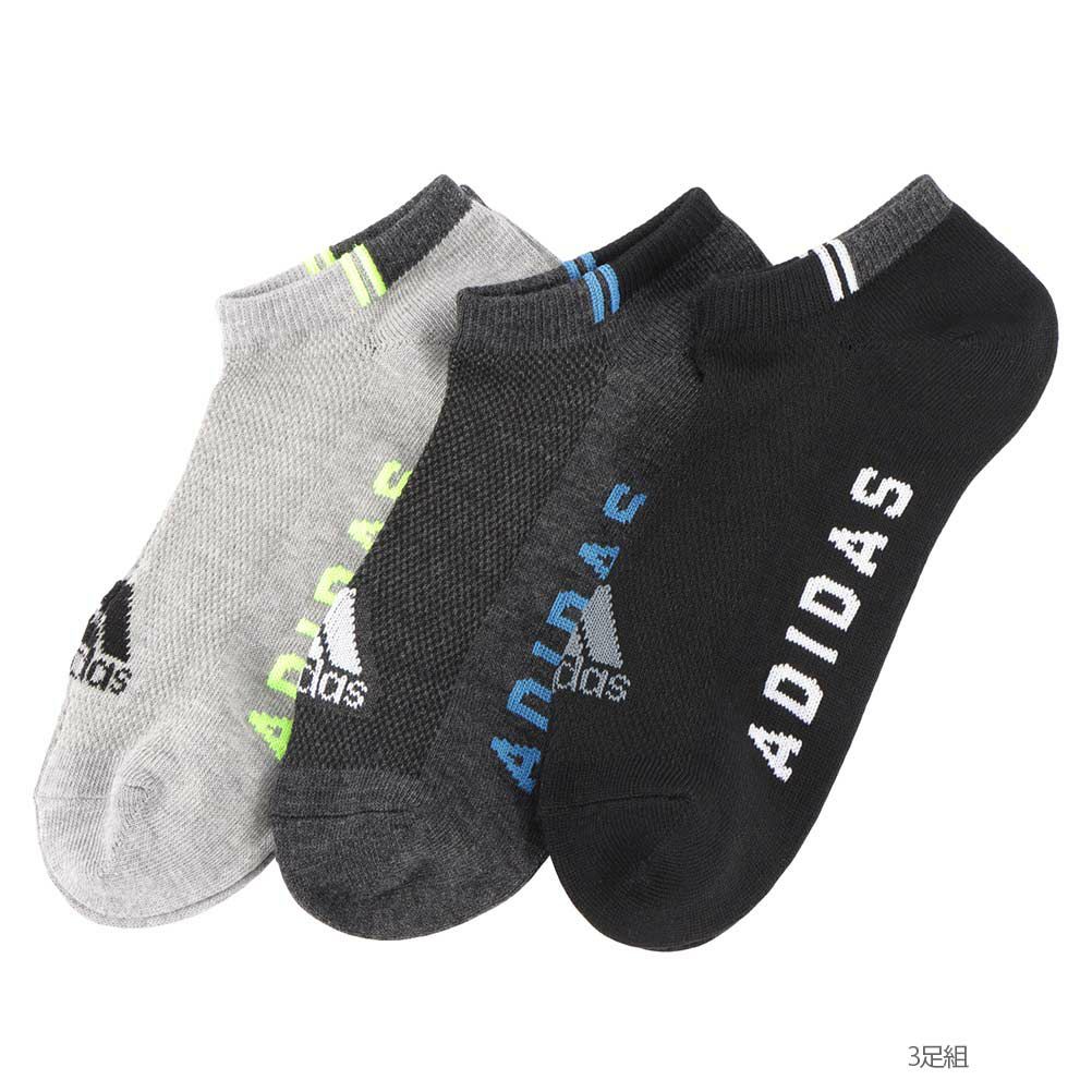 Adidas アンクル丈 リニアロゴソックス 3足組 メンズ