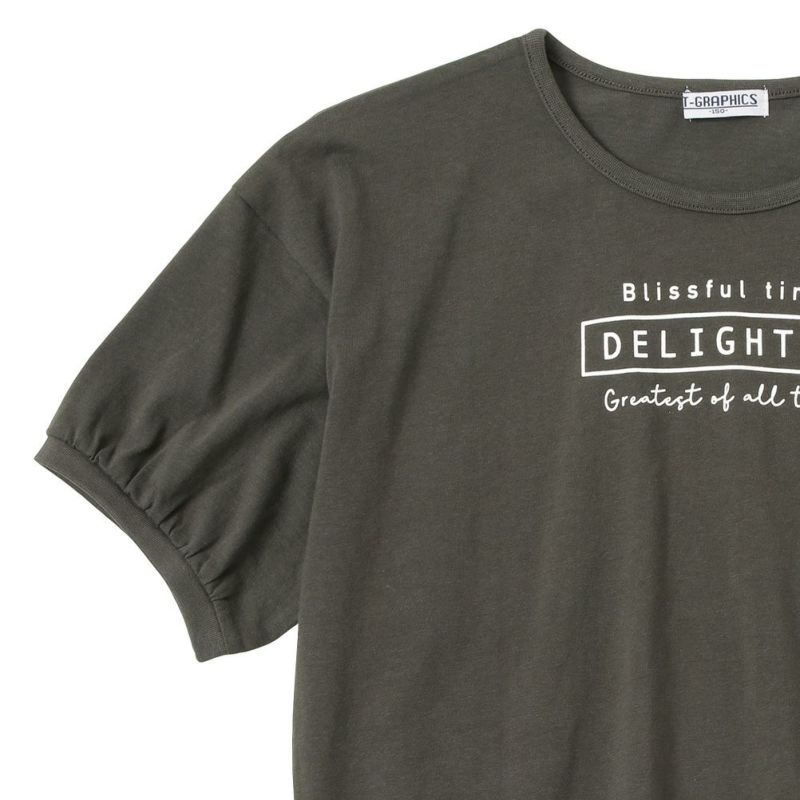 T-GRAPHICS パフスリーブTシャツ キッズ