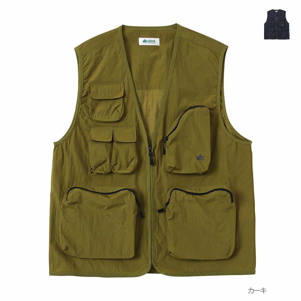Logos マルチポケットベスト メンズ