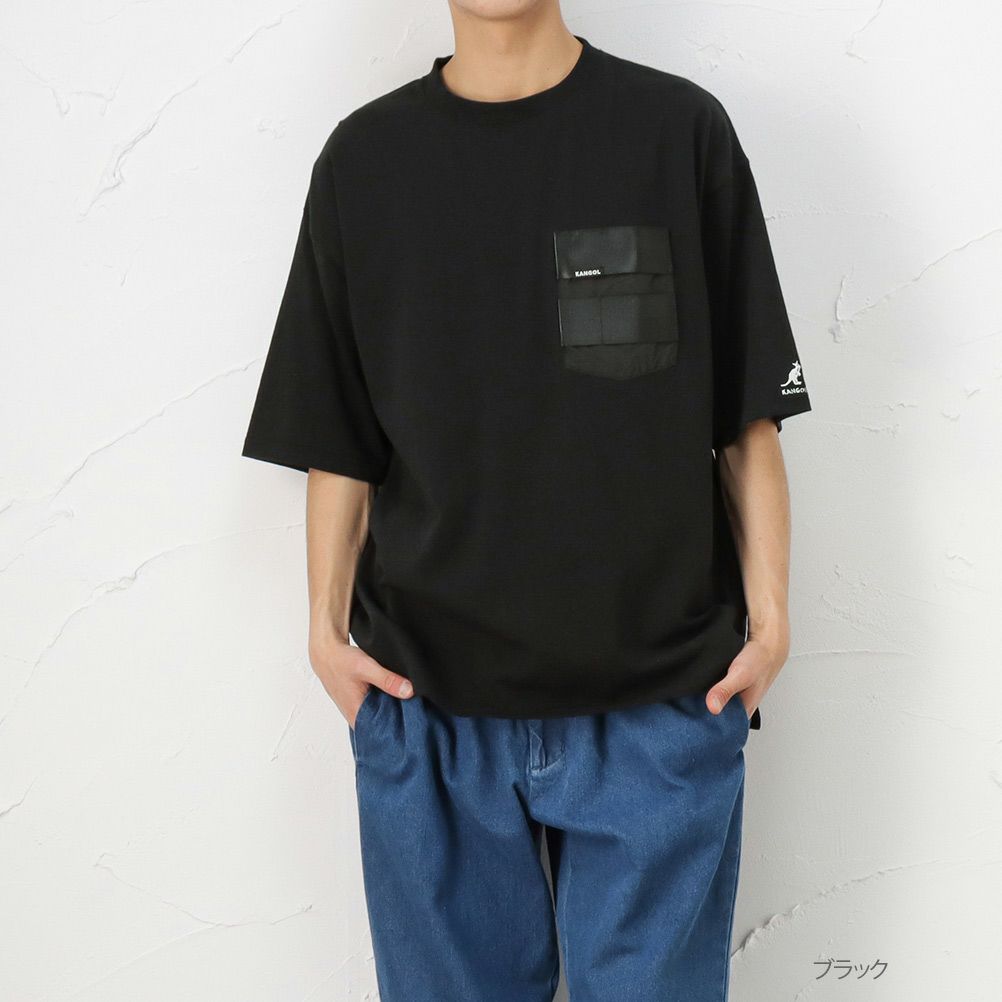 Kangol デザインポケットtシャツ メンズ