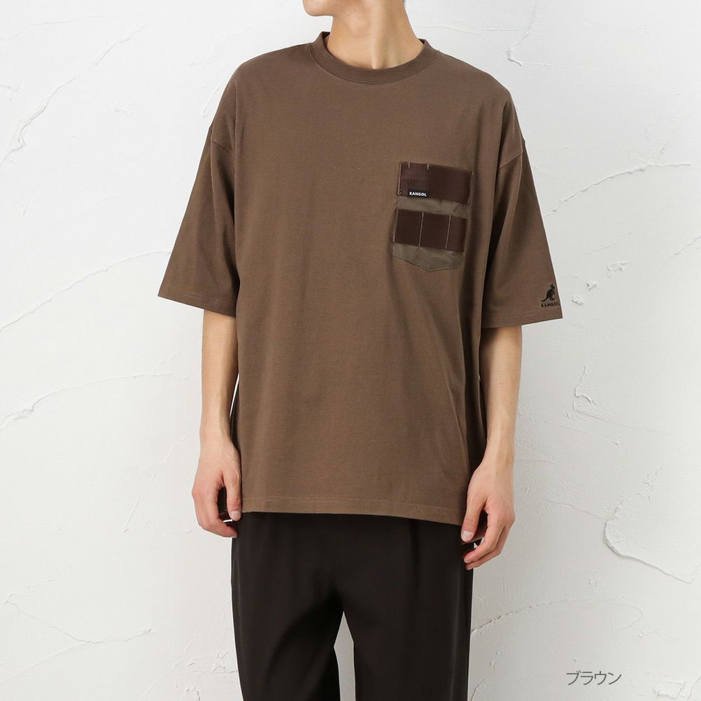 Kangol デザインポケットtシャツ メンズ