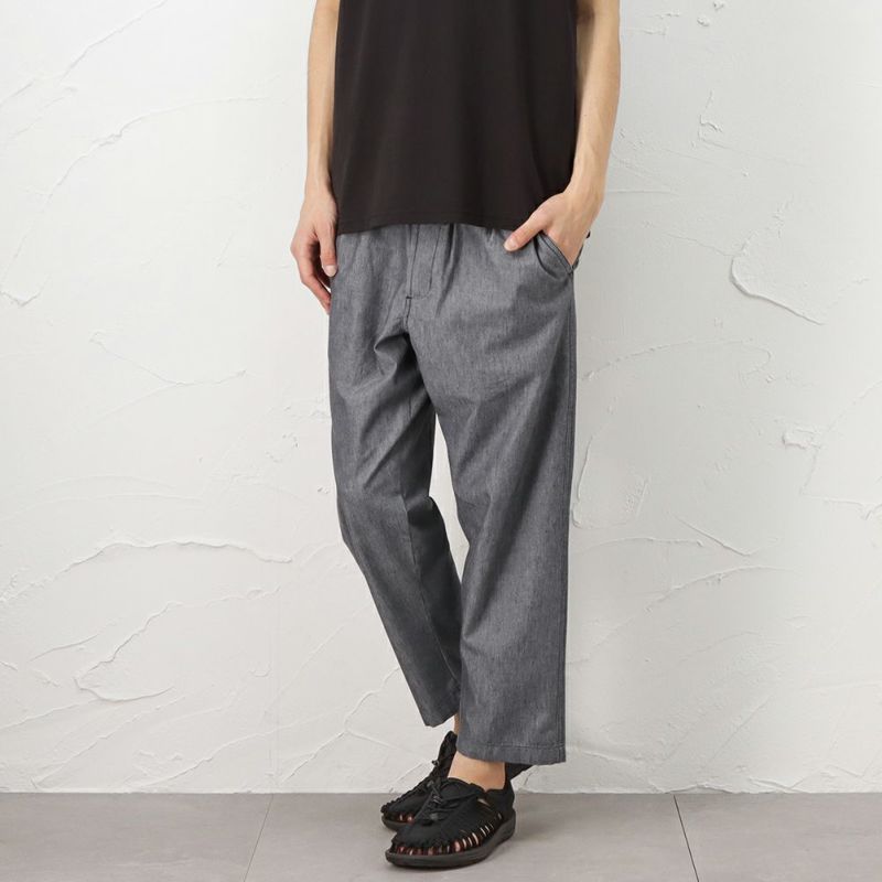 Navy ハイブリッドリネン パンツ メンズ Navy ハイブリッドリネン パンツ メンズ