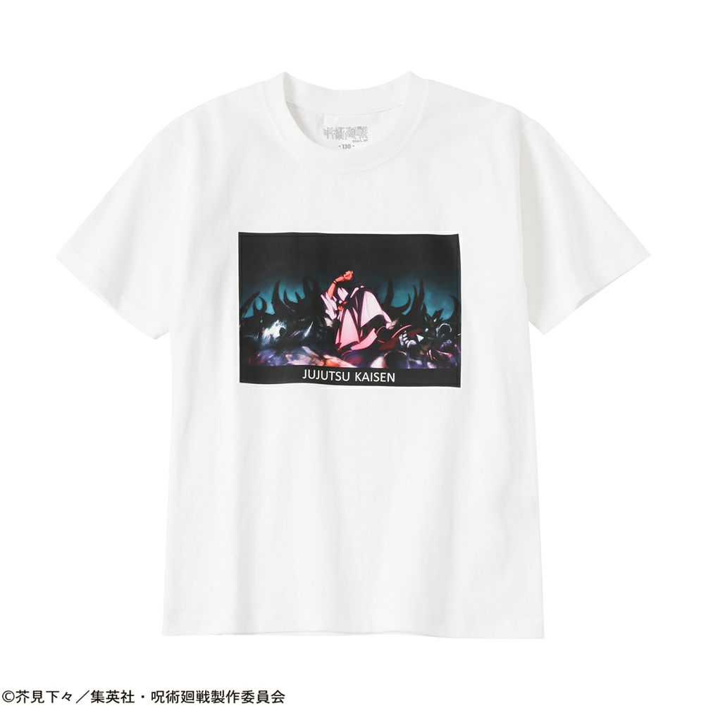 呪術廻戦 場面写 両面宿儺 プリントtシャツ キッズ