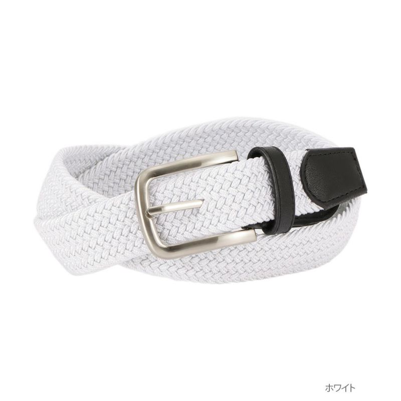 NAVY ゴムメッシュ無地ベルト商品画像-2