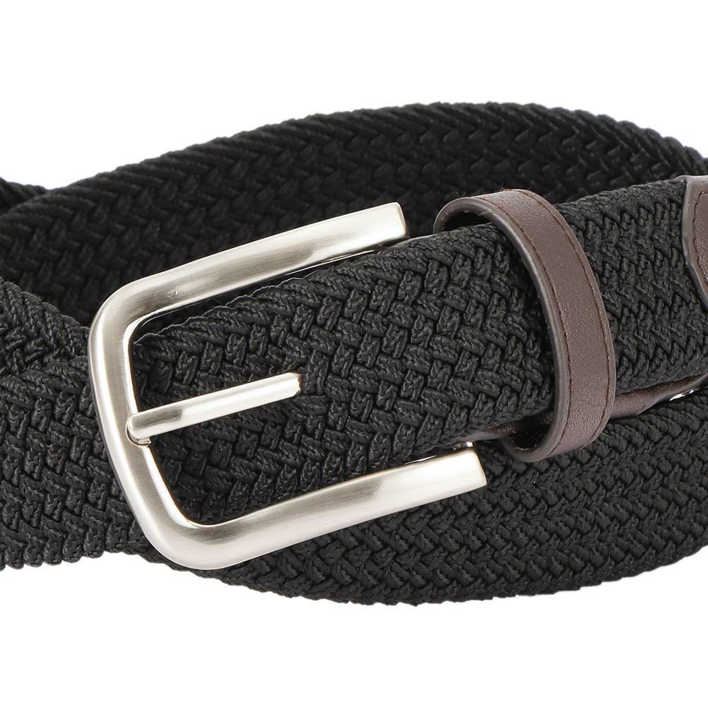 NAVY ゴムメッシュ無地ベルト メンズ