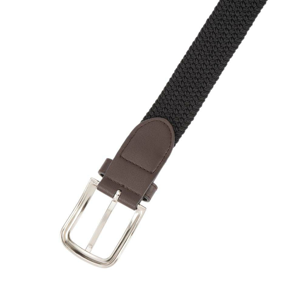 NAVY ゴムメッシュ無地ベルト メンズ