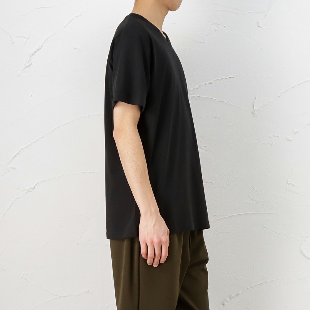 Navy 汗染み防止 Vネックtシャツ メンズ