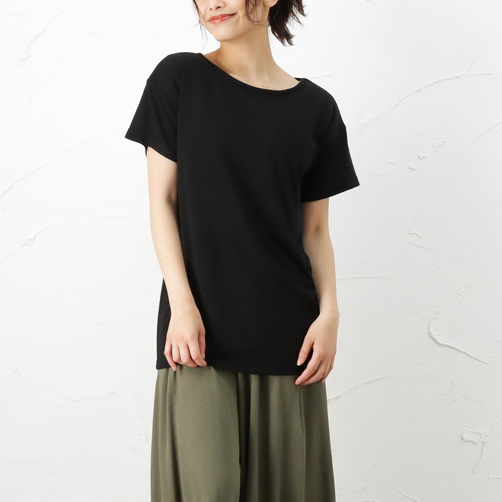 Navy ブラトップtシャツ レディース