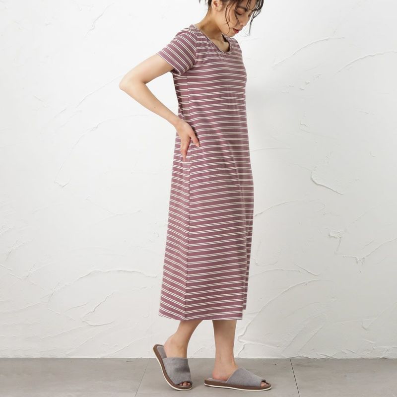 Navy ブラトップワンピ レディース