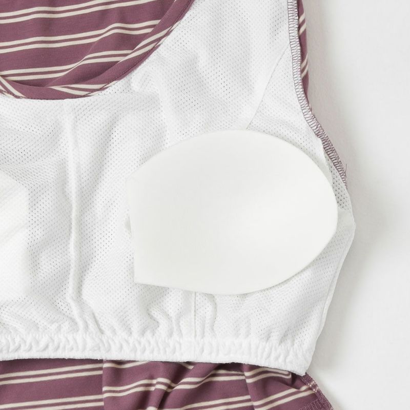 Navy ブラトップワンピ レディース