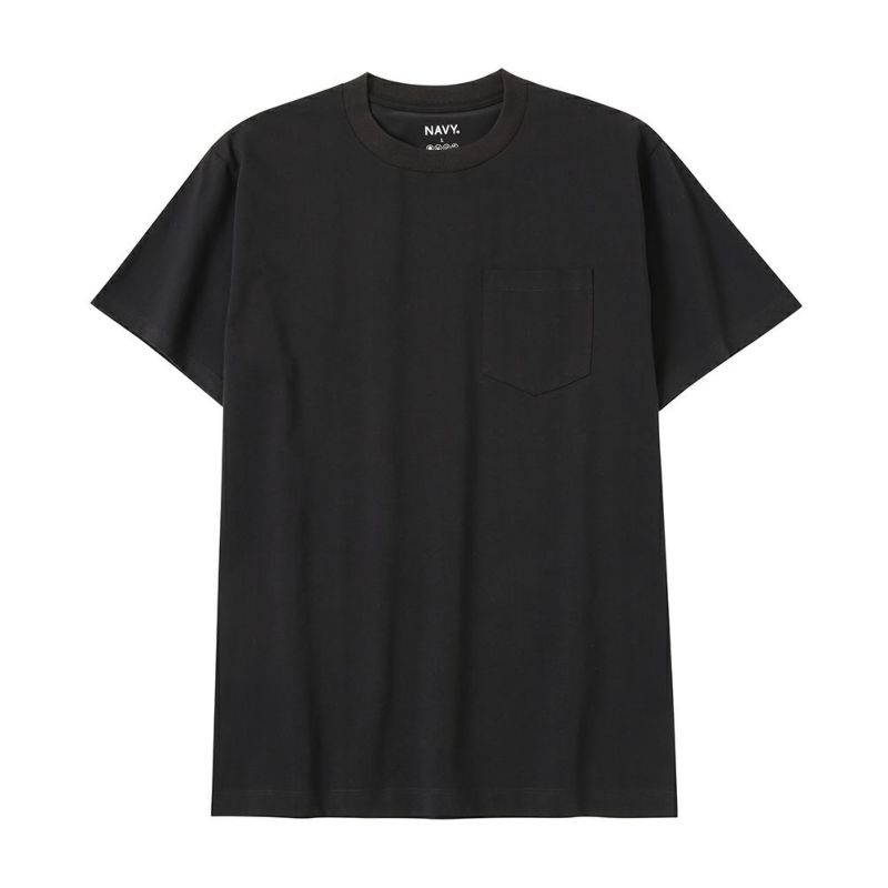 Navy 冷感クルー半袖tシャツ メンズ