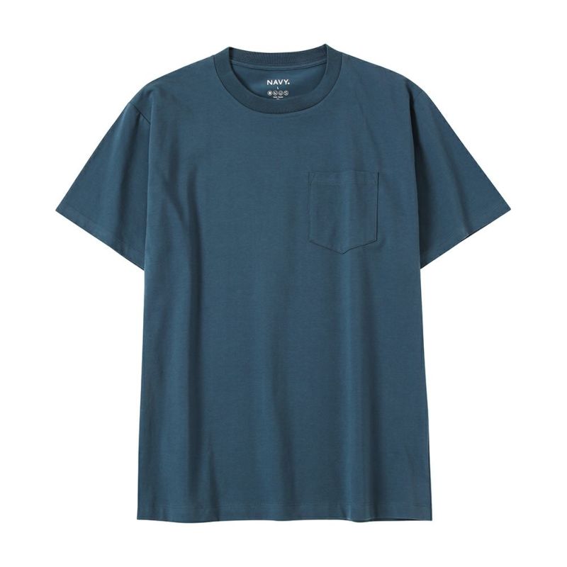 NAVY 冷感クルー半袖Tシャツ メンズ