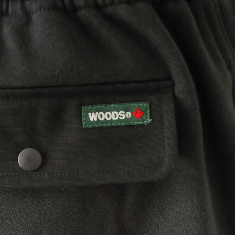 WOODS 異素材多ポケット付き裏毛ショートパンツ メンズ