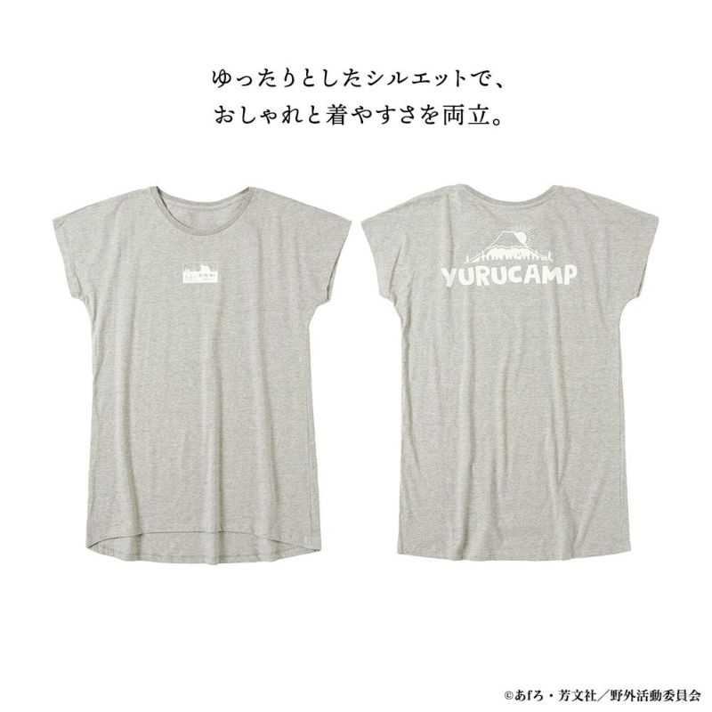 Cobmaster ゆるキャン Cobmaster コラボチュニック 富士山ロゴ レディース Cobmaster ゆるキャン Cobmaster コラボチュニック 富士山ロゴ レディース
