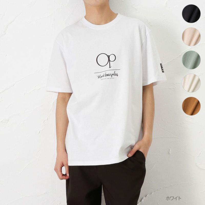 Mark Gonzales x OCEAN PACIFIC コラボ プリントTシャツ メンズ