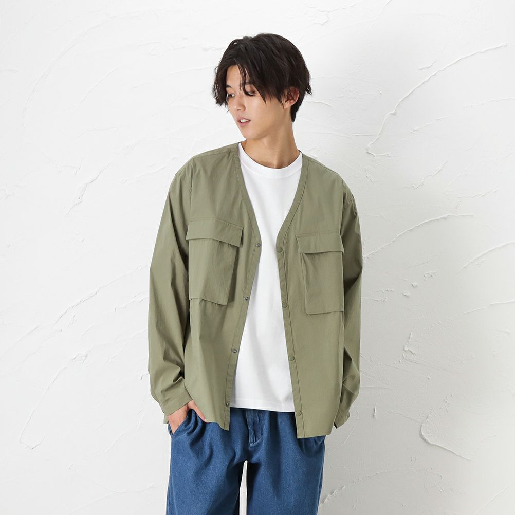 Urban Collection ノーカラーワークジャケット メンズ