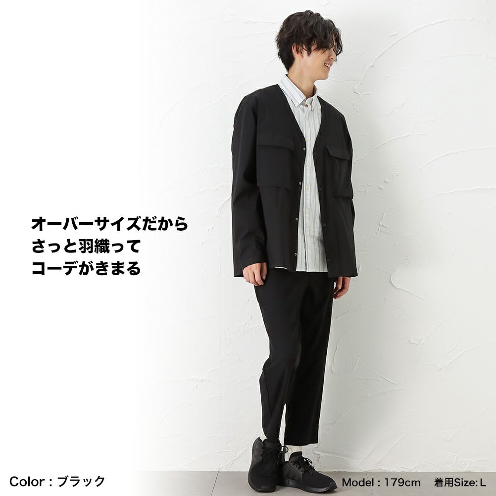 Collection ノーカラージャケット L 代引き不可