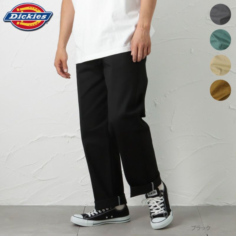 新品 22SS SAPEur × Dickies ワーク パンツ 黒 120N△-